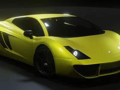 Pegassi Vacca  Low-poly 3D model