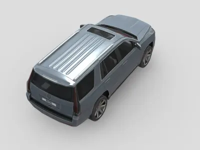 Cadillac Escalade 2015 Low-poly 3D model