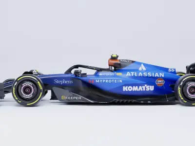 F1 2025 Williams FW47 Formula 1 Race Car Low-poly 3D model Low-poly 3D model