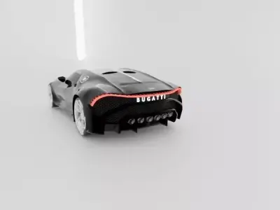 Bugatti Chiron car blender model 3D model