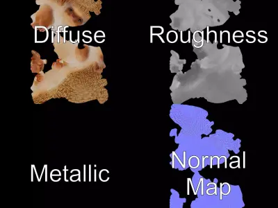 Adorable Hedgehog model pack Low-poly 3D model