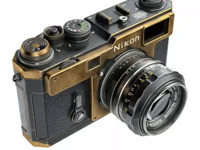 Nikon S3 Film Camera 3D model