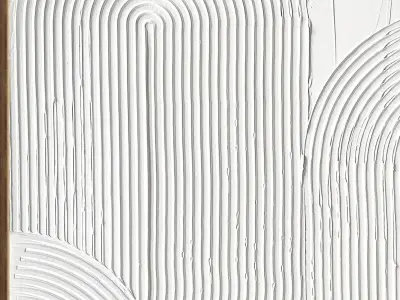 Plaster Two Photo Frame 481 Low-poly 3D model