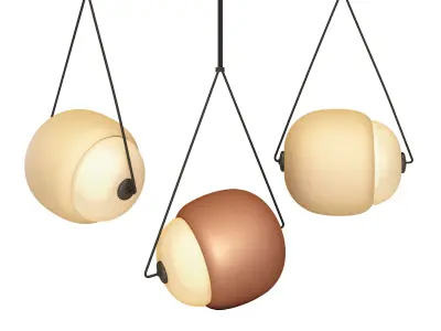 Modern Light  Set  001 3D model