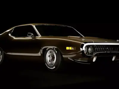Plymouth Road Runner 1971 GTX 3D model