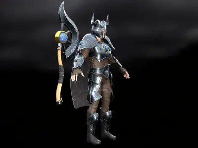  The Dark Knight Low-poly 3D model