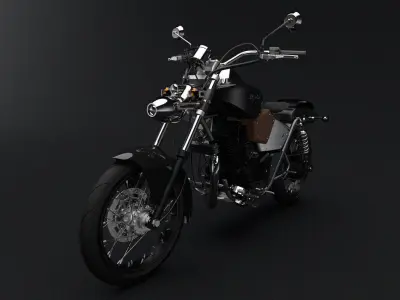 Bajaj Avenger  Motorcycle Redesigned 3d Autodesk Alias Model 3D model
