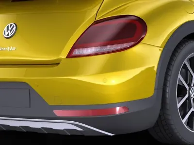 Volkswagen Beetle Dune 2018 VRAY 3D model