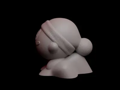 KIRBY CHRISTMAS FREE Free 3D print model