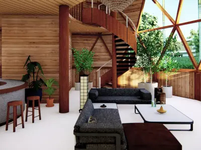 Geodesic Dome Model 3D model