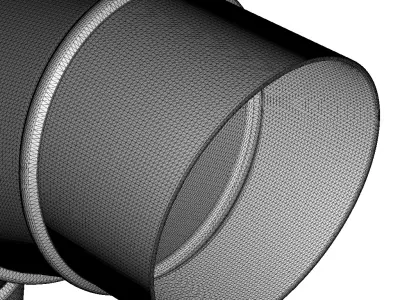 HVAC Elbow Air Duct 3D print model