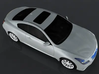 Infiniti G37 Low-poly 3D model