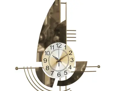 wall clock 51 3D model purchase