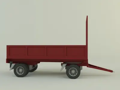 load trailer 551 3D model