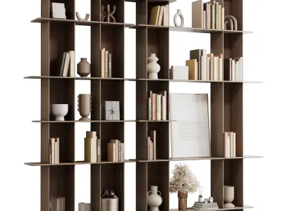 Collection Wooden Shelves Decorative