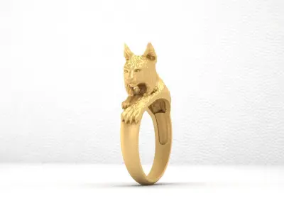 Lynx Ring 3D print model