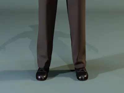 Sheriff Uniform For MetaHuman - Game Ready Clothing - Rigged Low-poly 3D model