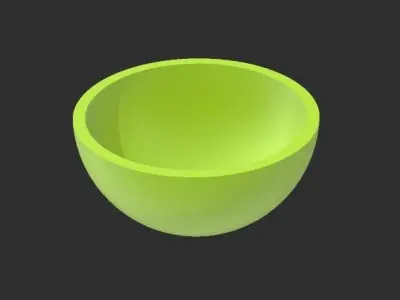 Half sphere 3D model