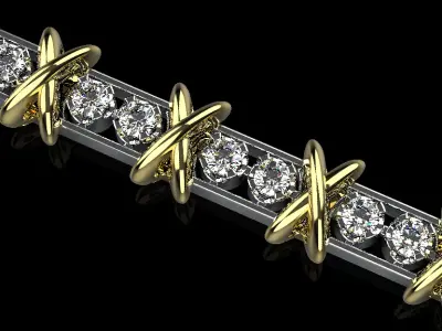 Bracelet 22000 3D print model