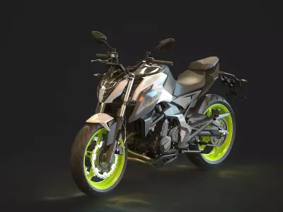 Base model CF Moto 650 NK 2023 3D model