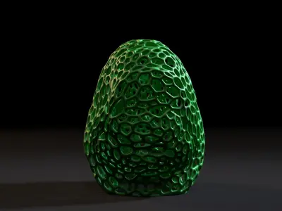 Turtle Voronoi 3D print model