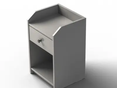 HAUGA - Bedside table 3D model