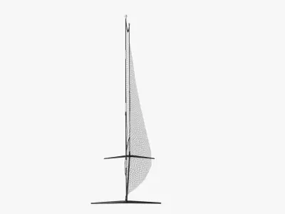 Golf Hitting Net Low-poly 3D model