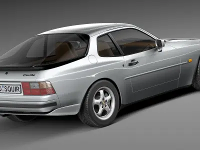 Porsche 944 1982-1991 3D model