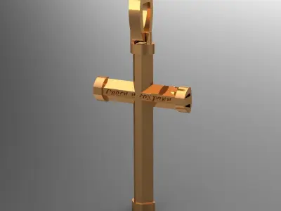 Cross 03 pendant 3D print model