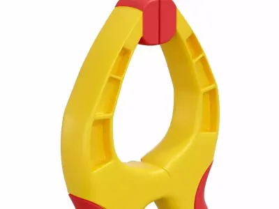 Plastic Clamps 3D model
