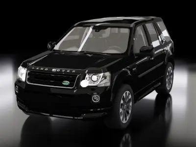 Land Rover Freelander 2 2014 INTERIOR 3D Model 3D model