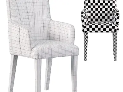 GINSBERG Armchair by Visionnaire 3D model