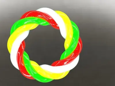 Spiral Torus Free 3D model purchase