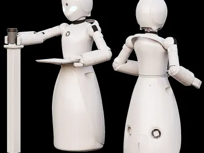 AVE Orihime-d animated PBR UNREAL ENGINE Low-poly 3D model