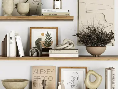 decorative set Vol009 3D model