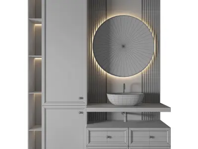 Luxury Bathroom 249 3D model