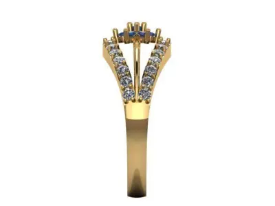 Split Shank Ring 3D print model