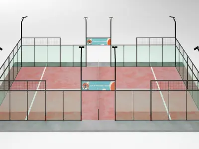 Tennis Court 3D model