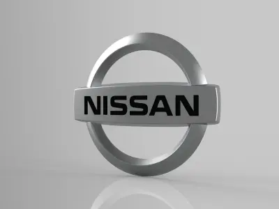 Nissan logo 3D model