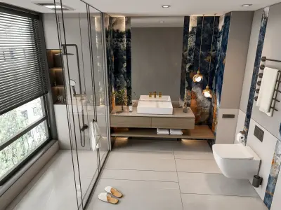 Bathroom 43 3D model