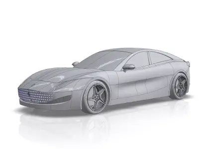 Restyling Ferrari Pinin 3D model
