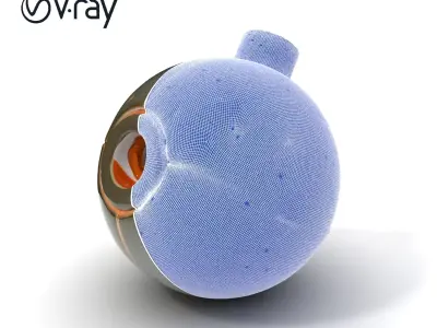 Vintage Sphere Jug with Spout Model Pack Low-poly 3D model