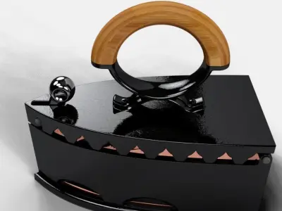 Vintage Iron Low-poly 3D model