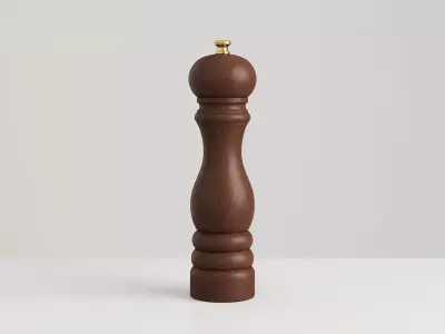 Pepper Mill Wooden 3D model