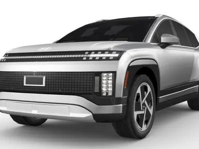 Hyundai IONIQ 9 Limited 2025 Low-poly 3D model