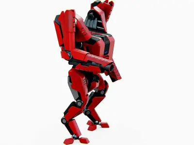 BATTLE DROID ONYX-5   Rigged for Unreal Engine - Unity - MIXAMO  3D model