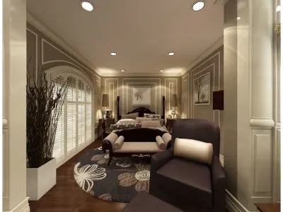 bedroom 16 3D model