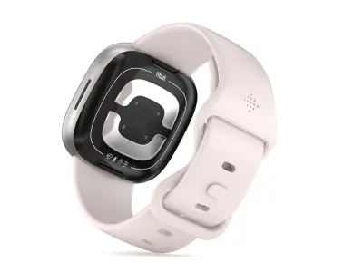  Fitbit Sense 2 Luna White 3D model