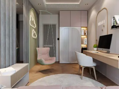 Kids Room 3D model