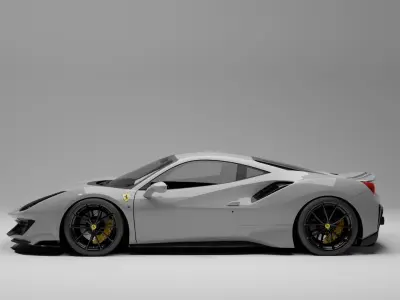 Ferrari 488 Pista 3D model